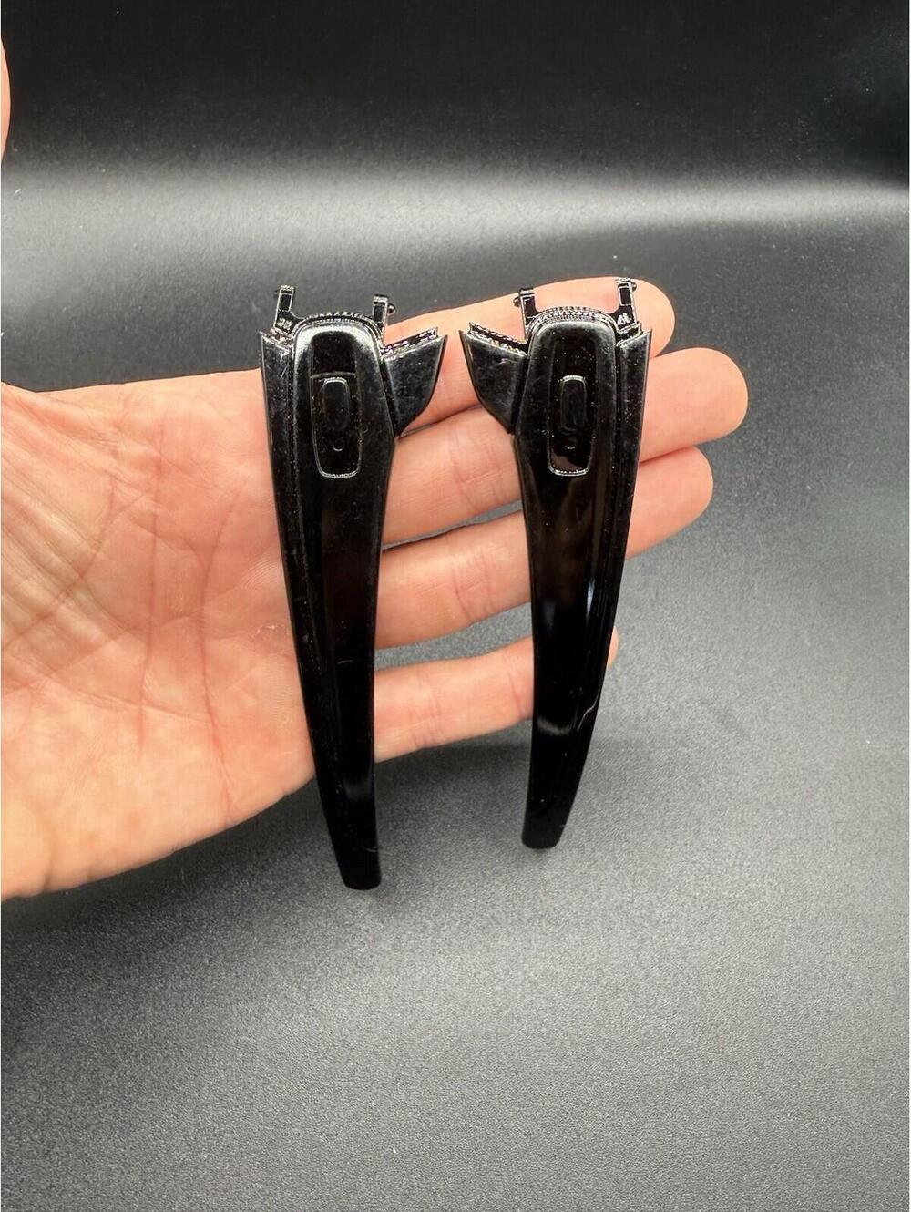Oakley Fuel Cell Polished Black OEM Arm Replacements